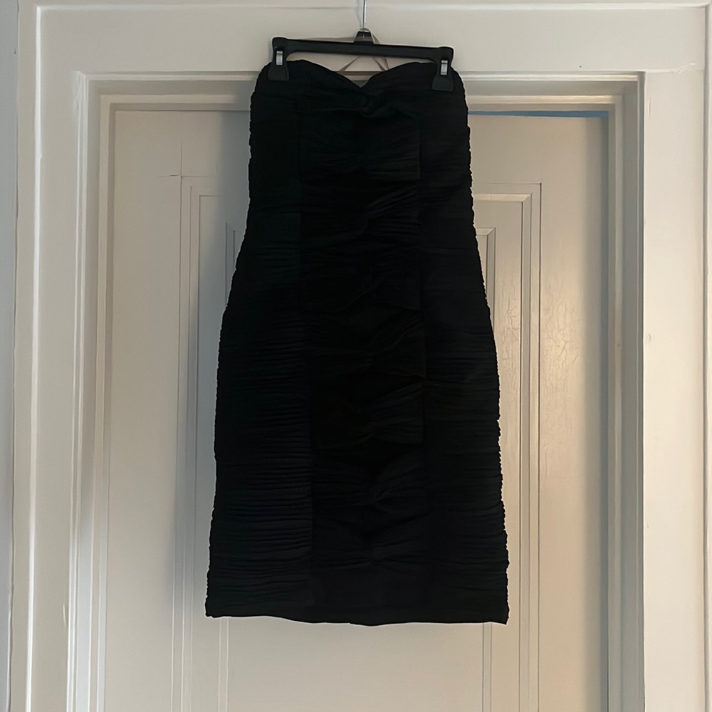 Black mini dress